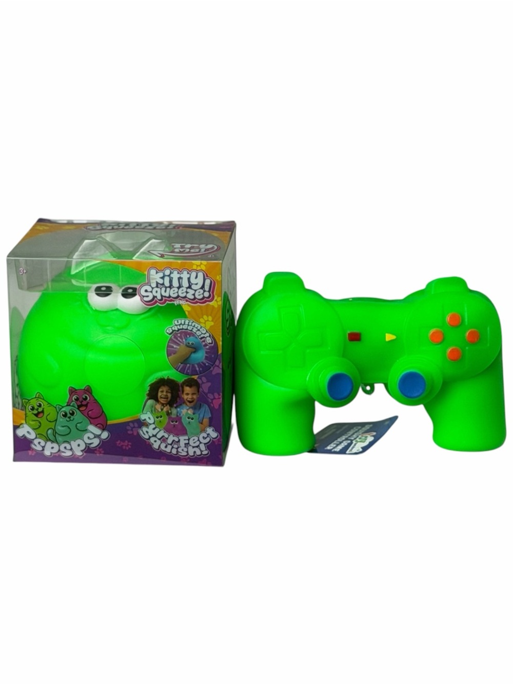 Squeeze Green Gamepad Squishy Toy - Squeeze